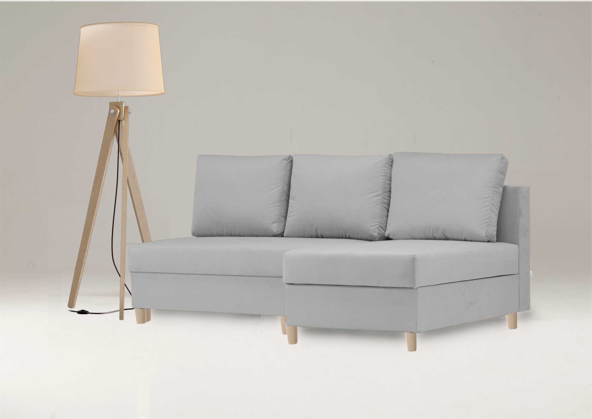 Narożnik 200cm szary